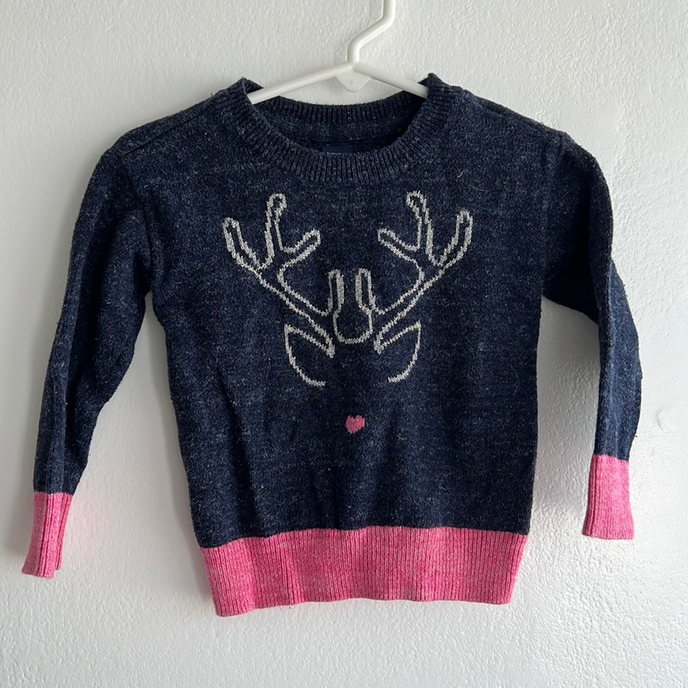 Baby Gap deer sweater 18-24m
